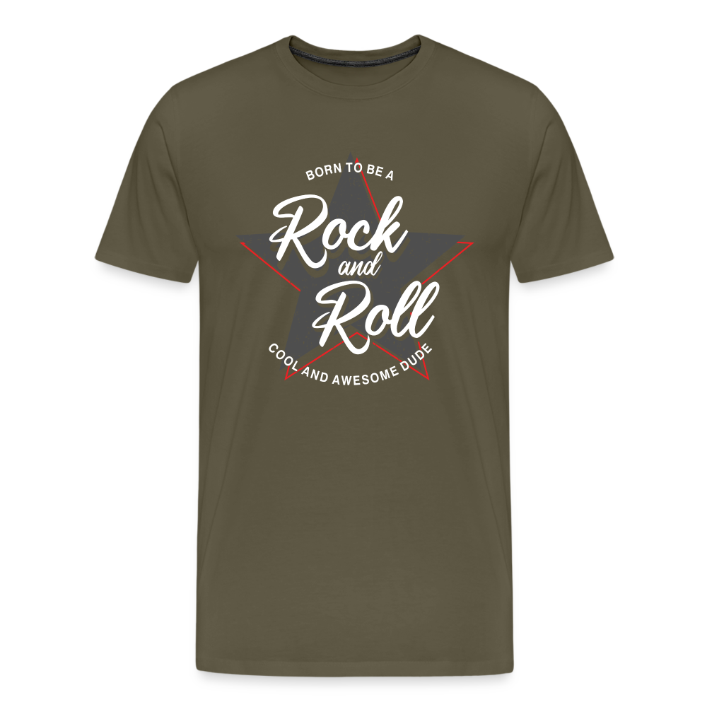 Rock & Roll 50 Premium T-Shirt Herren - Khaki