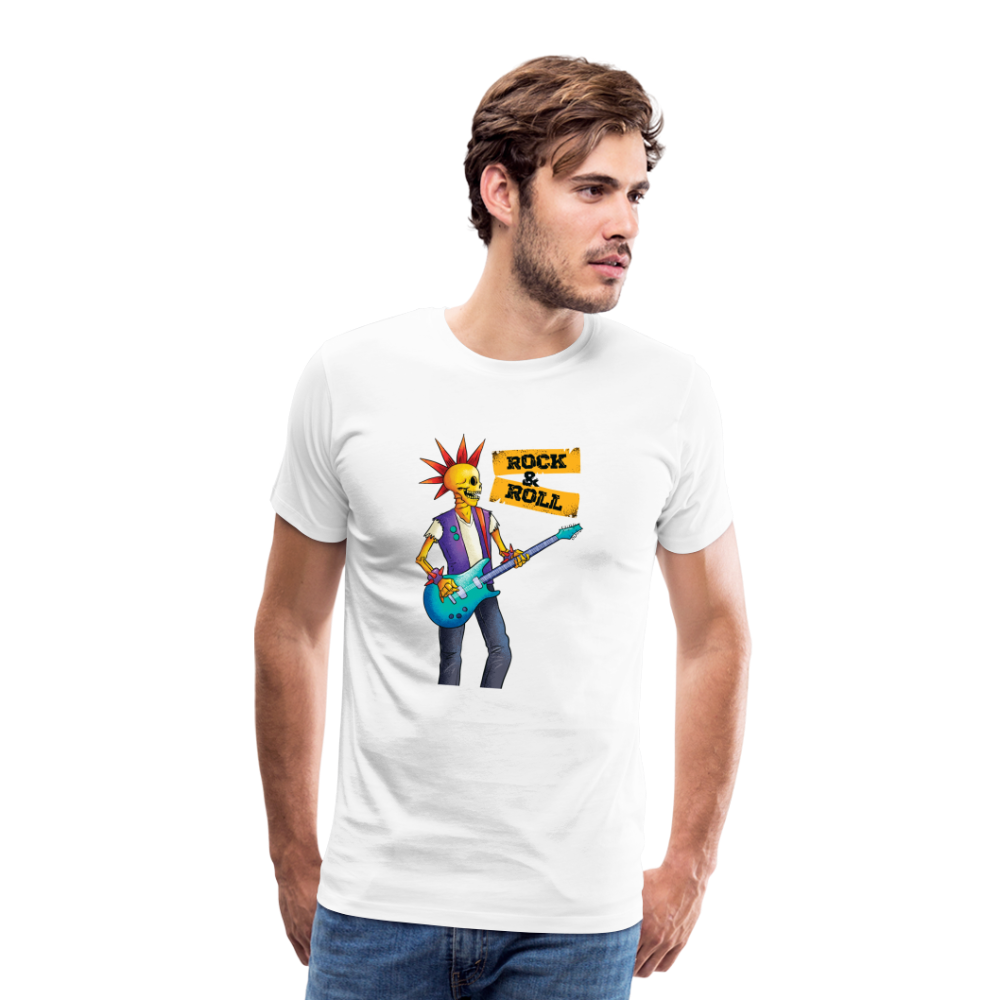 Rock & Roll 53 Premium T-Shirt Herren - Weiß