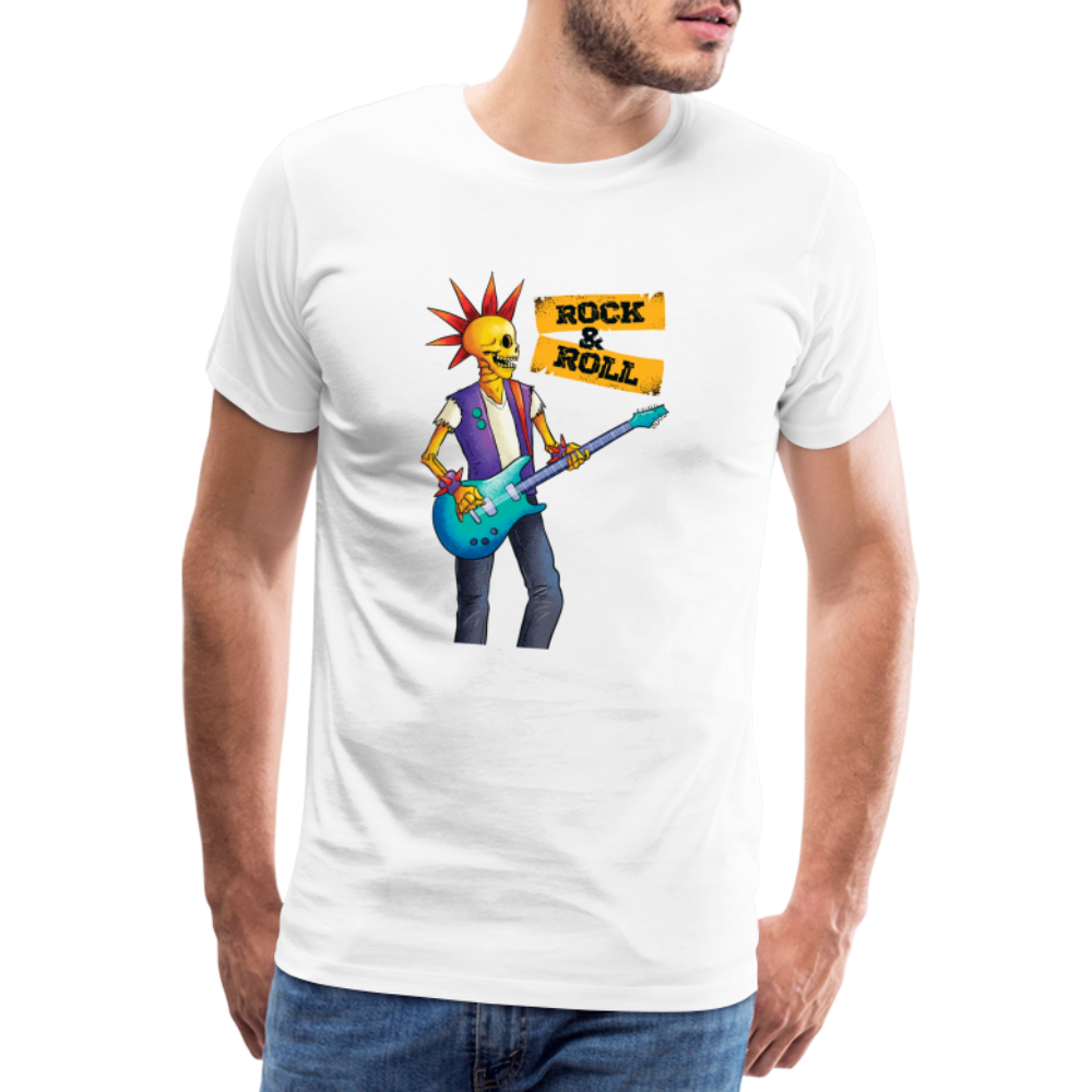 Rock & Roll 53 Premium T-Shirt Herren - Weiß