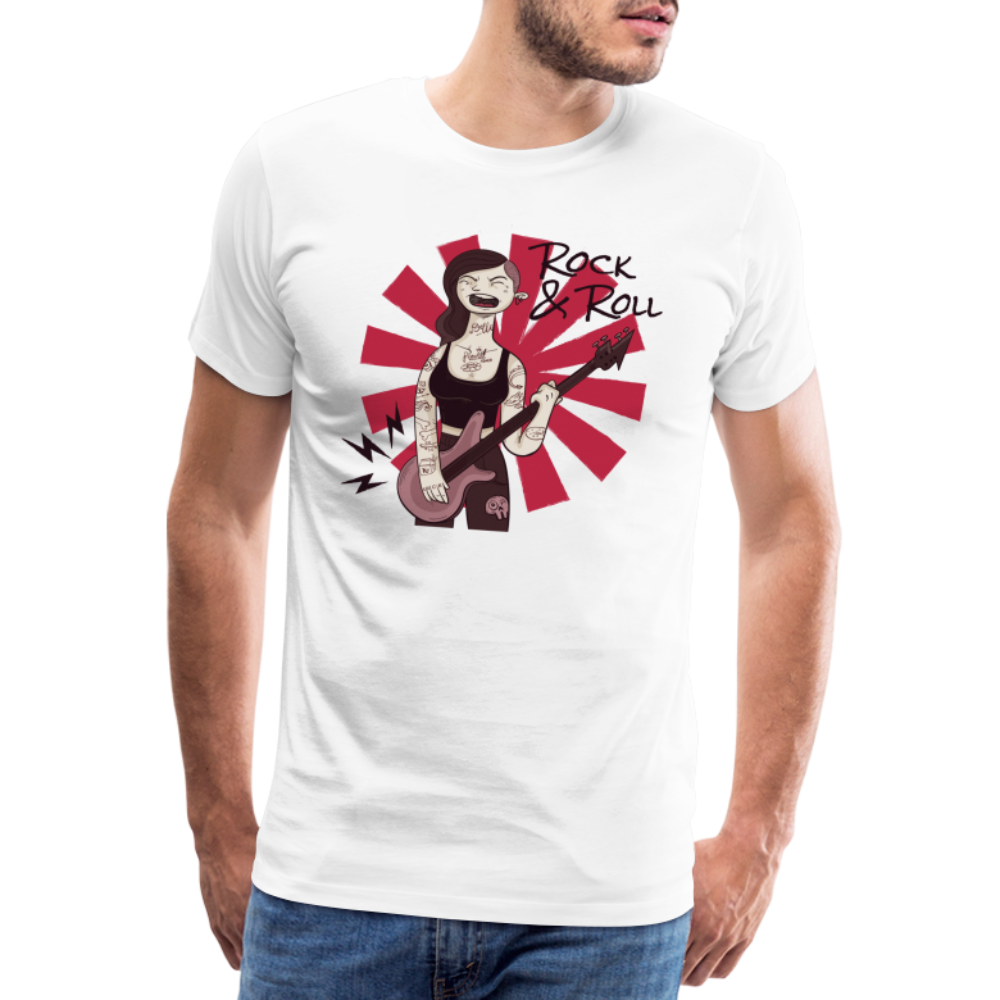 Rock & Roll 55 Premium T-Shirt Herren - Weiß