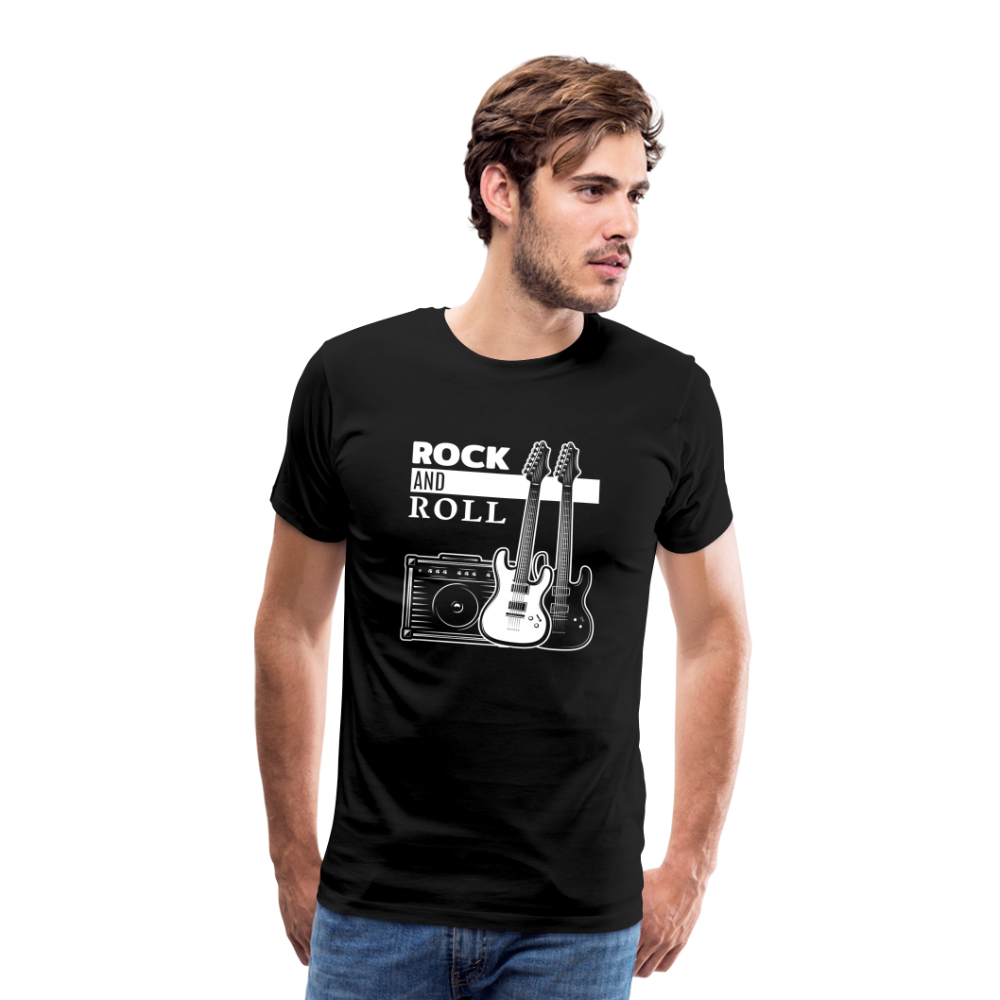 Rock & Roll 58 Premium T-Shirt Herren - Schwarz