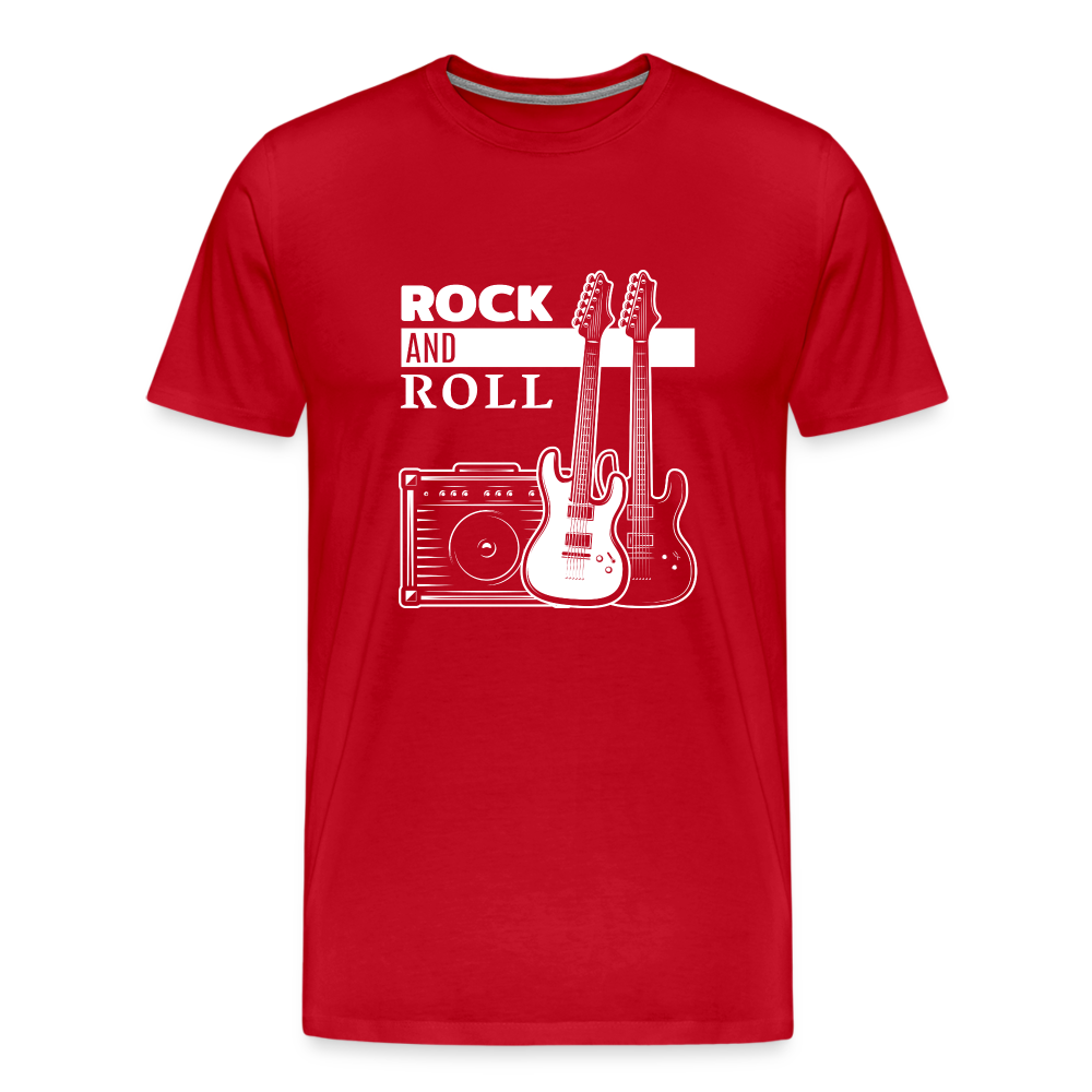 Rock & Roll 58 Premium T-Shirt Herren - Rot