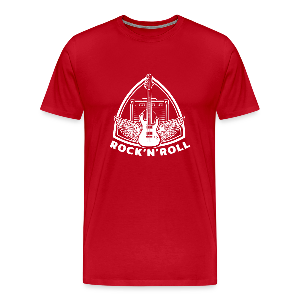 Rock & Roll 60 Premium T-Shirt Herren - Rot