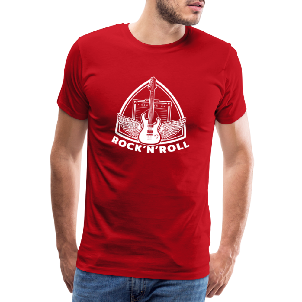 Rock & Roll 60 Premium T-Shirt Herren - Rot