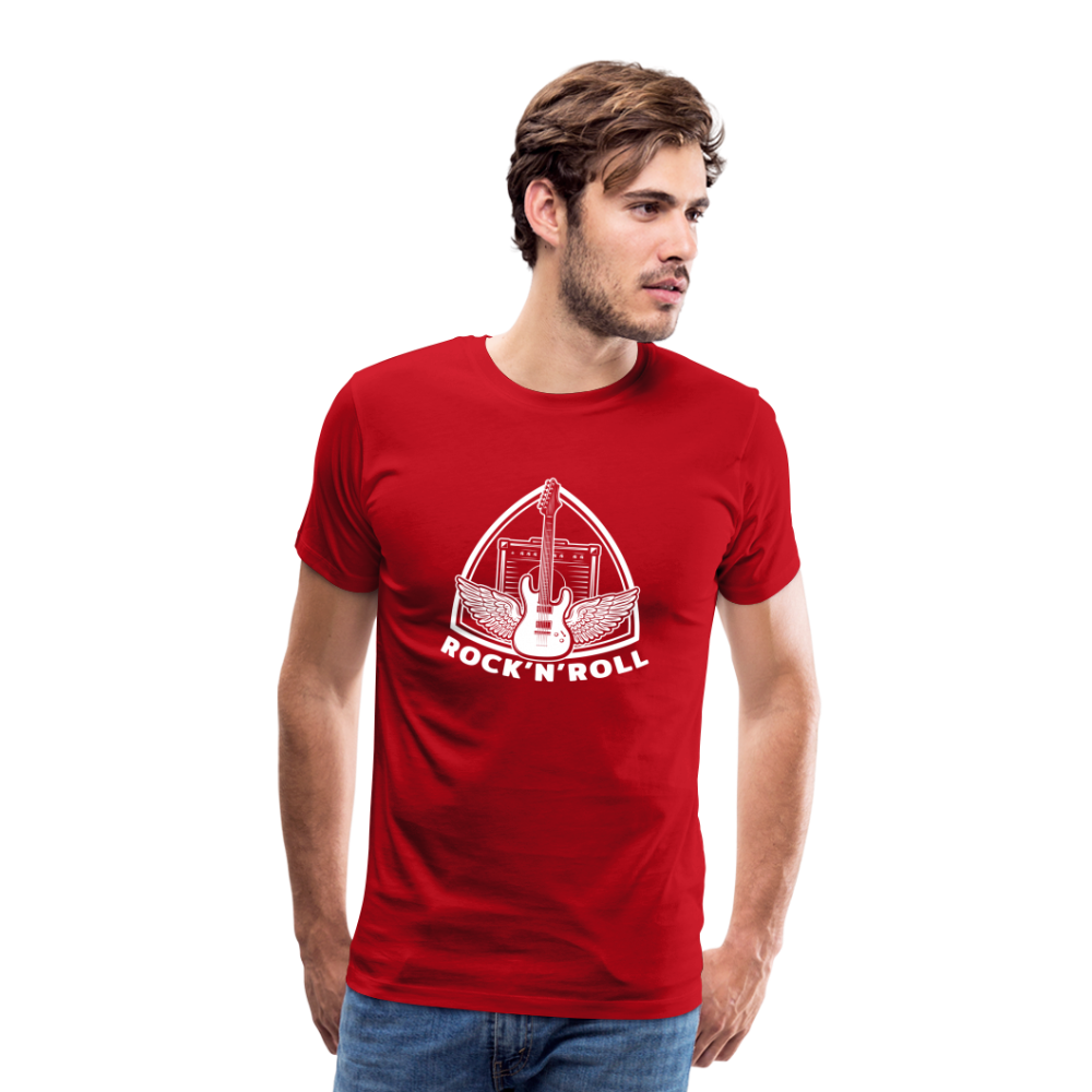 Rock & Roll 60 Premium T-Shirt Herren - Rot