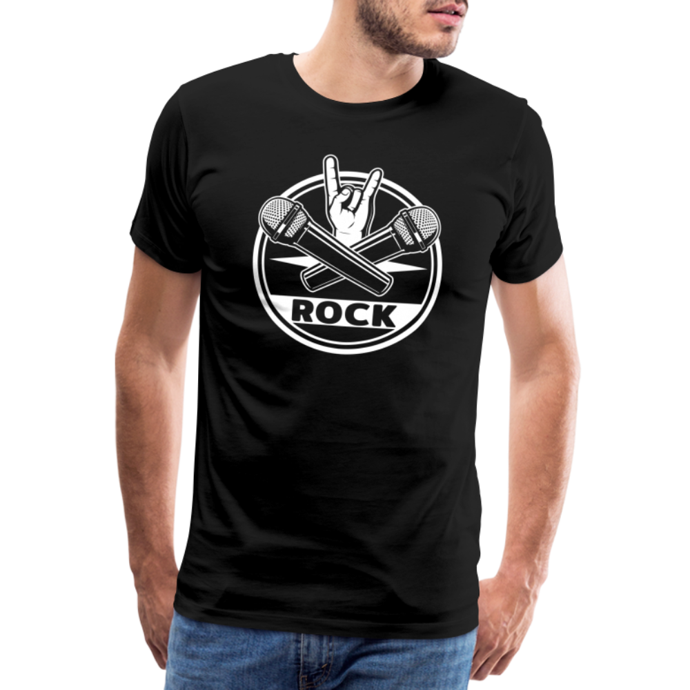 Rock & Roll 66 Premium T-Shirt Herren - Schwarz