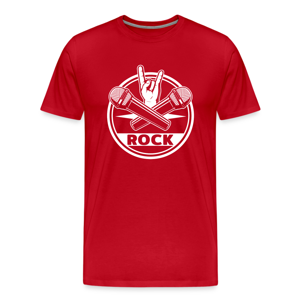 Rock & Roll 66 Premium T-Shirt Herren - Rot