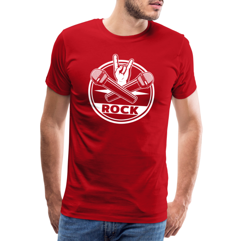 Rock & Roll 66 Premium T-Shirt Herren - Rot