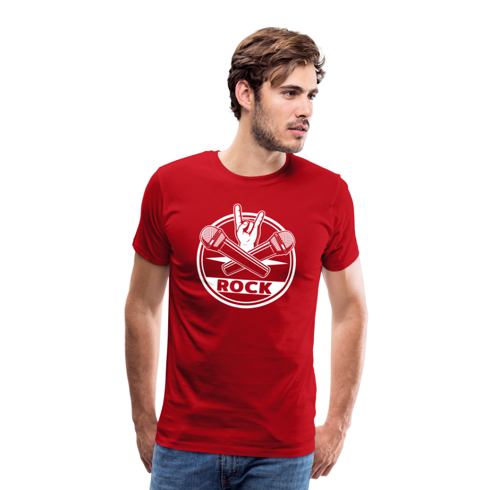 Rock & Roll 66 Premium T-Shirt Herren - Rot